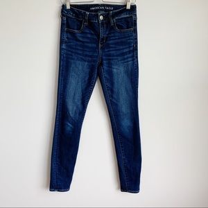 American Eagle Denim Jeans Jegging Size 8 Long